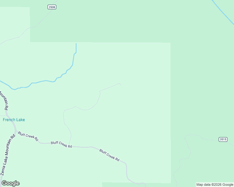 map of restaurants, bars, coffee shops, grocery stores, and more near 421 Bluff Creek Road in Zenia