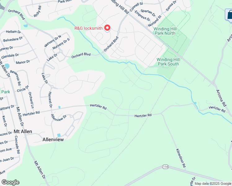 map of restaurants, bars, coffee shops, grocery stores, and more near 2029 North Fall Harvest Drive in Mechanicsburg