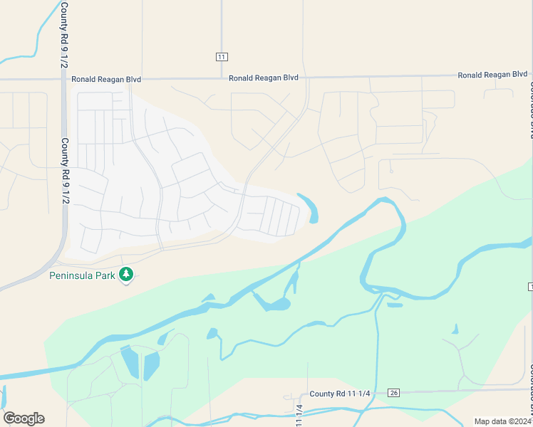 map of restaurants, bars, coffee shops, grocery stores, and more near 12586 Lake Trail Street in Longmont