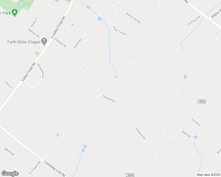 map of restaurants, bars, coffee shops, grocery stores, and more near 2845 Potshop Road in Norristown