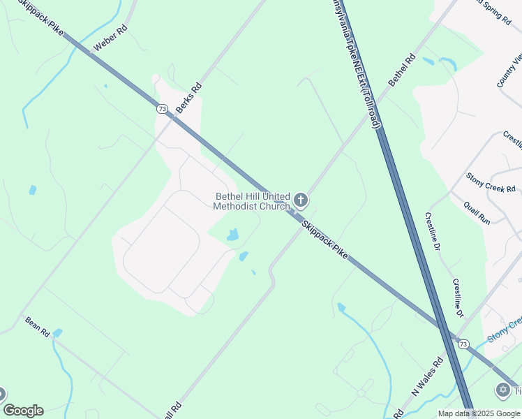 map of restaurants, bars, coffee shops, grocery stores, and more near 15 Umbrell Drive in Norristown