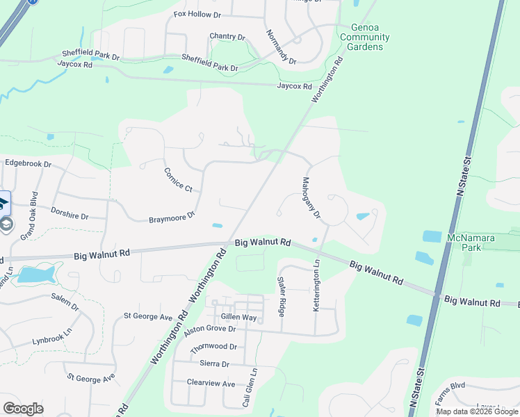 map of restaurants, bars, coffee shops, grocery stores, and more near 5218 Blessing Court in Galena