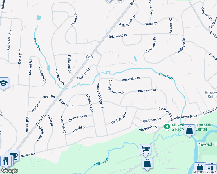 map of restaurants, bars, coffee shops, grocery stores, and more near 31 Carriage House Drive in Holland