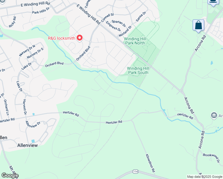 map of restaurants, bars, coffee shops, grocery stores, and more near 797 Aurora Drive in Mechanicsburg