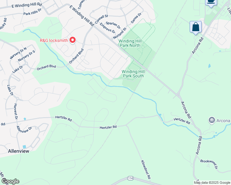 map of restaurants, bars, coffee shops, grocery stores, and more near 784 Aurora Drive in Mechanicsburg