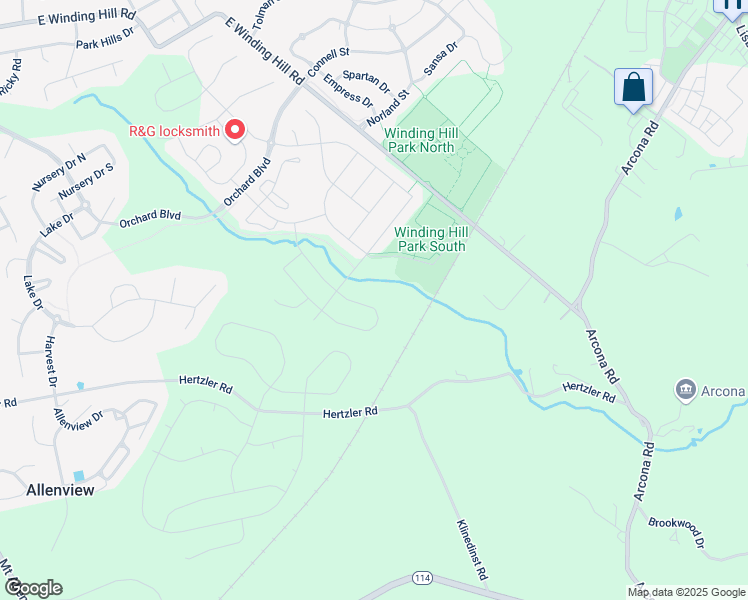map of restaurants, bars, coffee shops, grocery stores, and more near 784 Aurora Drive in Mechanicsburg