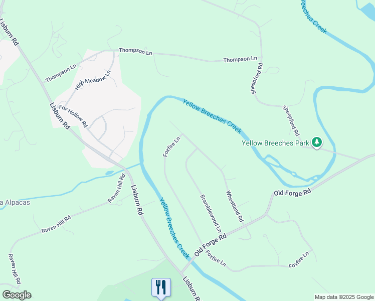 map of restaurants, bars, coffee shops, grocery stores, and more near 123 Bramblewood Ln in Lewisberry