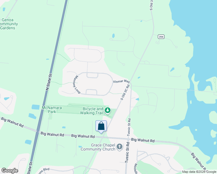 map of restaurants, bars, coffee shops, grocery stores, and more near 7090 Marrisey Loop in Galena