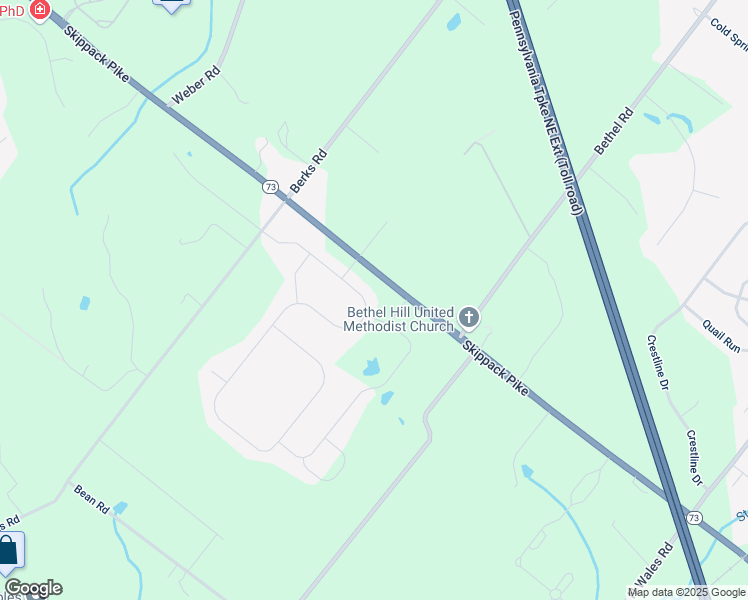 map of restaurants, bars, coffee shops, grocery stores, and more near 2675 Hawthorn Drive in Norristown