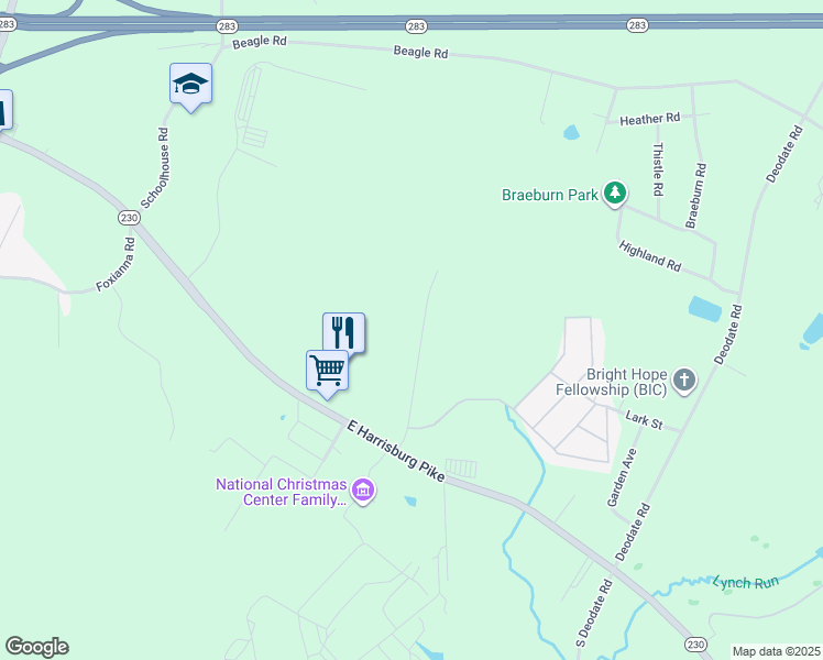 map of restaurants, bars, coffee shops, grocery stores, and more near 249 Cedar Avenue in Middletown