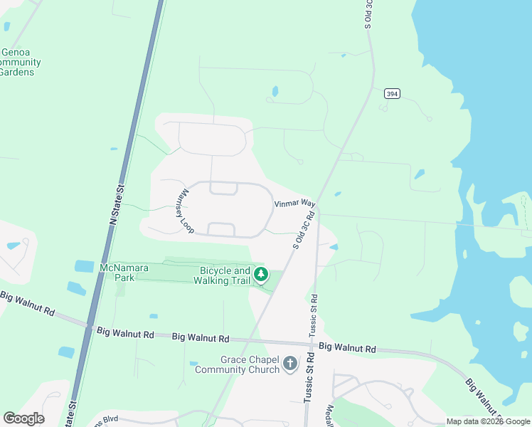 map of restaurants, bars, coffee shops, grocery stores, and more near 7090 Marrisey Loop in Galena