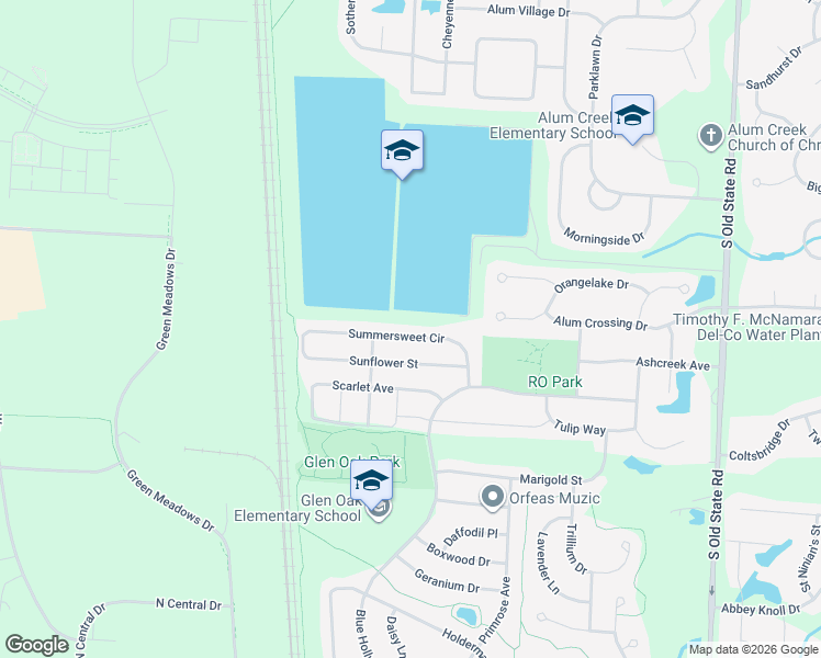 map of restaurants, bars, coffee shops, grocery stores, and more near 1589 Summersweet Circle in Lewis Center