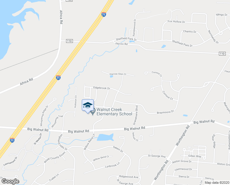 map of restaurants, bars, coffee shops, grocery stores, and more near 5716 Edgebrook Drive in Galena