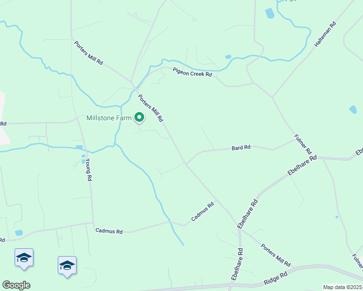 map of restaurants, bars, coffee shops, grocery stores, and more near 307 Porters Mill Road in Pottstown