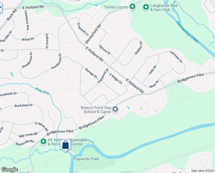 map of restaurants, bars, coffee shops, grocery stores, and more near 23 Savage Drive in Feasterville-Trevose