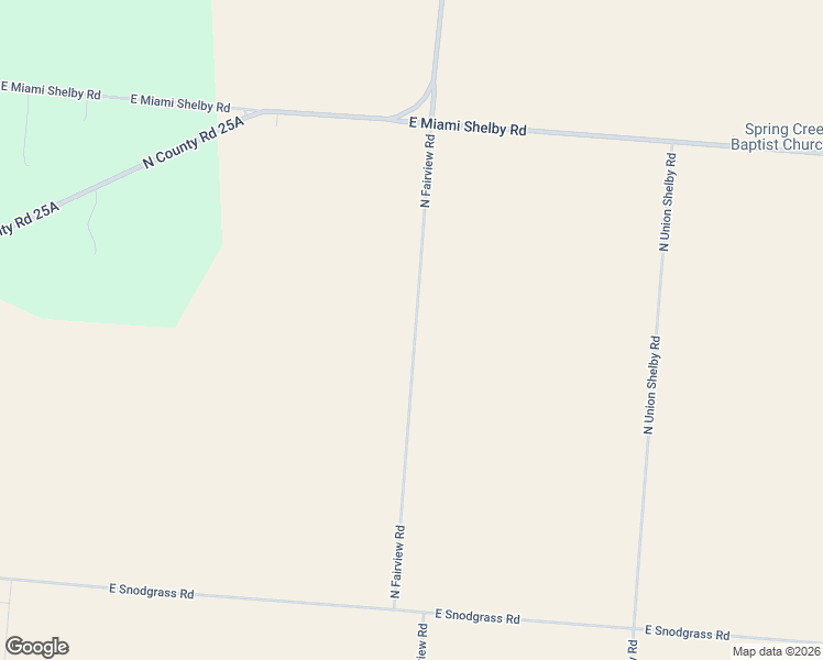 map of restaurants, bars, coffee shops, grocery stores, and more near 10620 North Fairview Road in Piqua