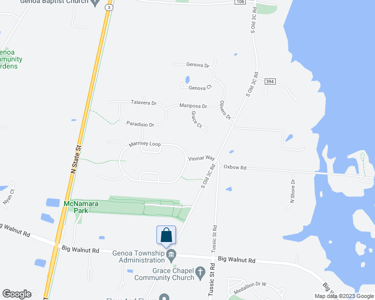 map of restaurants, bars, coffee shops, grocery stores, and more near 7793 Marrisey Loop in Galena