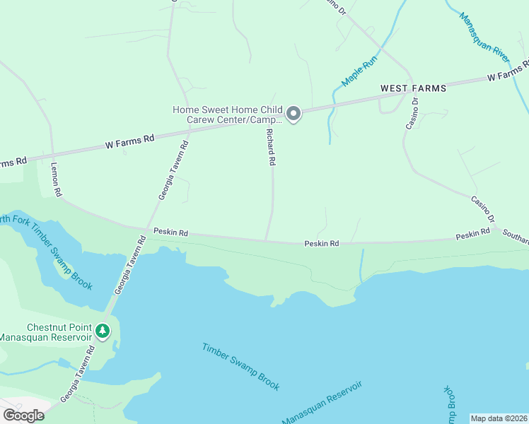 map of restaurants, bars, coffee shops, grocery stores, and more near 28 Richard Road in Farmingdale