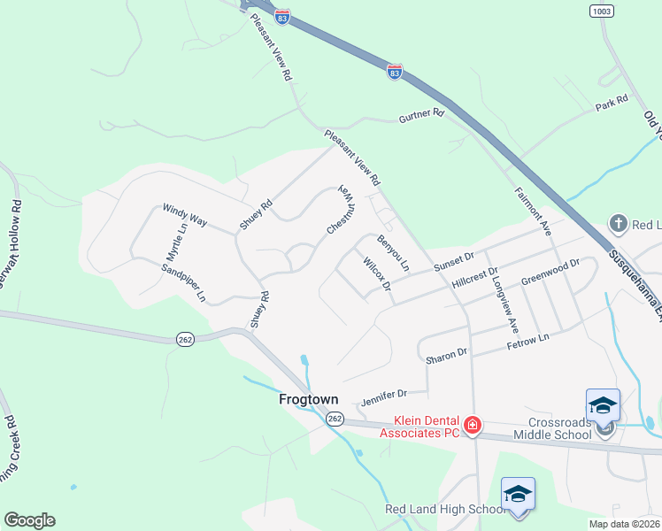 map of restaurants, bars, coffee shops, grocery stores, and more near 459 Benyou Lane in New Cumberland