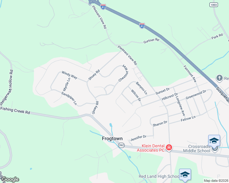 map of restaurants, bars, coffee shops, grocery stores, and more near 459 Benyou Lane in New Cumberland