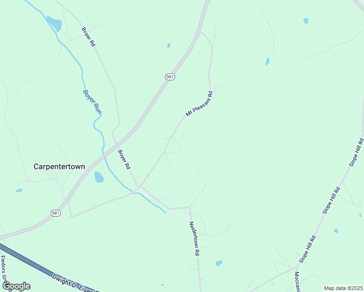 map of restaurants, bars, coffee shops, grocery stores, and more near 3674 Pennsylvania 981 in Mount Pleasant
