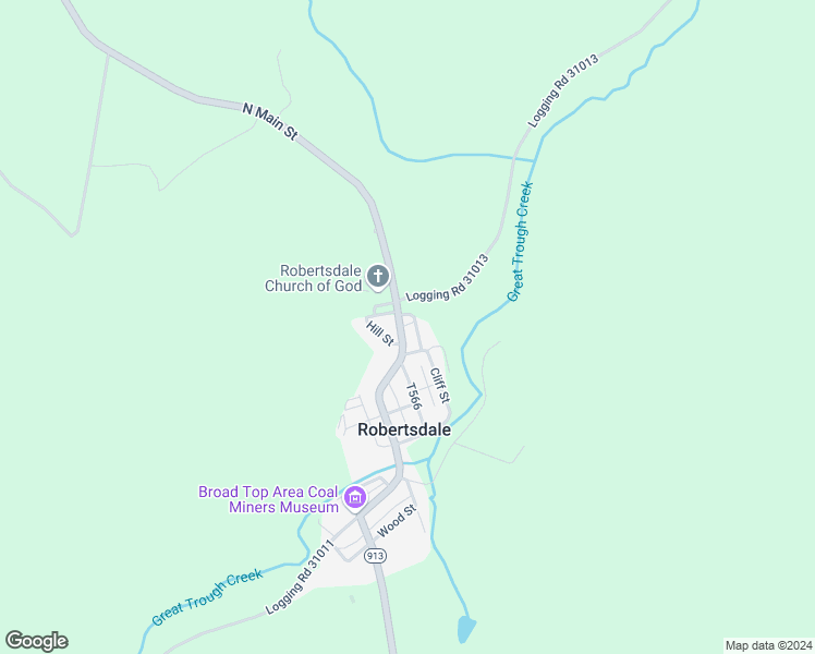 map of restaurants, bars, coffee shops, grocery stores, and more near 337 North Main Street in Robertsdale