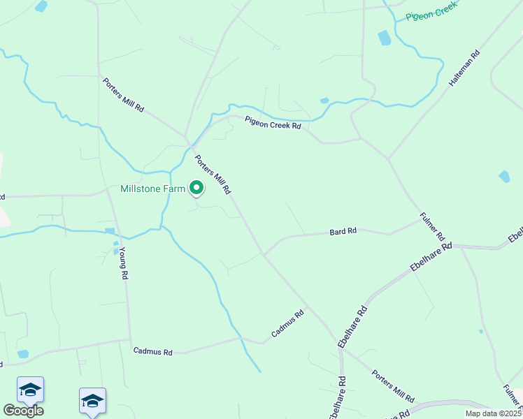 map of restaurants, bars, coffee shops, grocery stores, and more near 307 Porters Mill Road in Pottstown