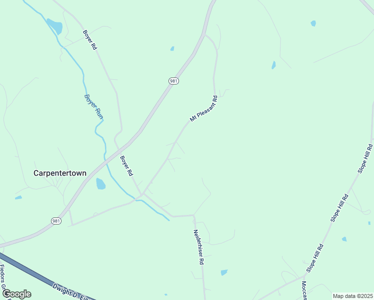 map of restaurants, bars, coffee shops, grocery stores, and more near 3674 Pennsylvania 981 in Mount Pleasant
