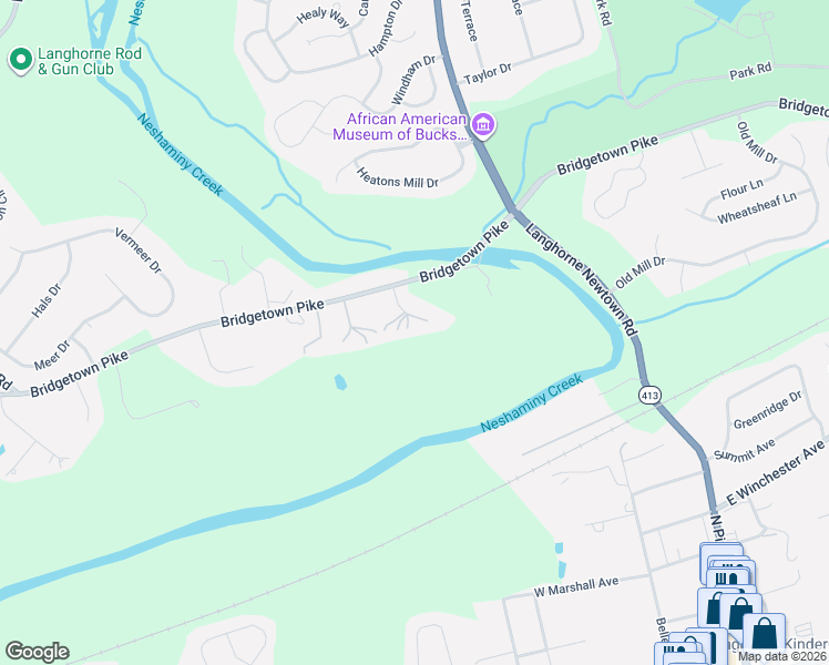 map of restaurants, bars, coffee shops, grocery stores, and more near 1898 Powderhorn Court in Feasterville-Trevose