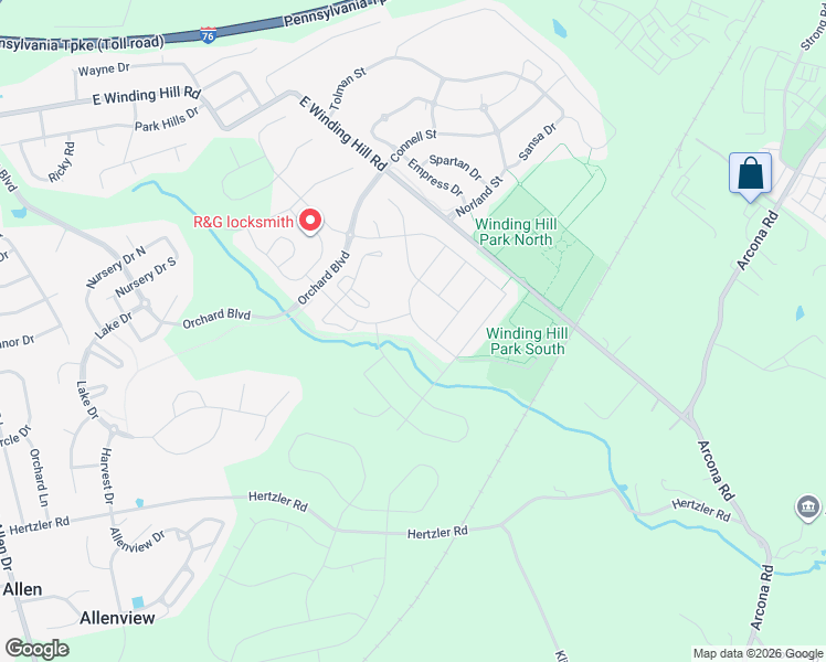 map of restaurants, bars, coffee shops, grocery stores, and more near 2034 Liberty Drive in Mechanicsburg