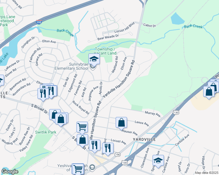 489 Yardville Hamilton Square Road, Yardville NJ Walk Score