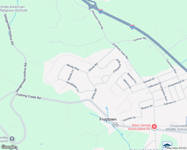 map of restaurants, bars, coffee shops, grocery stores, and more near 405 Chestnut Way in New Cumberland