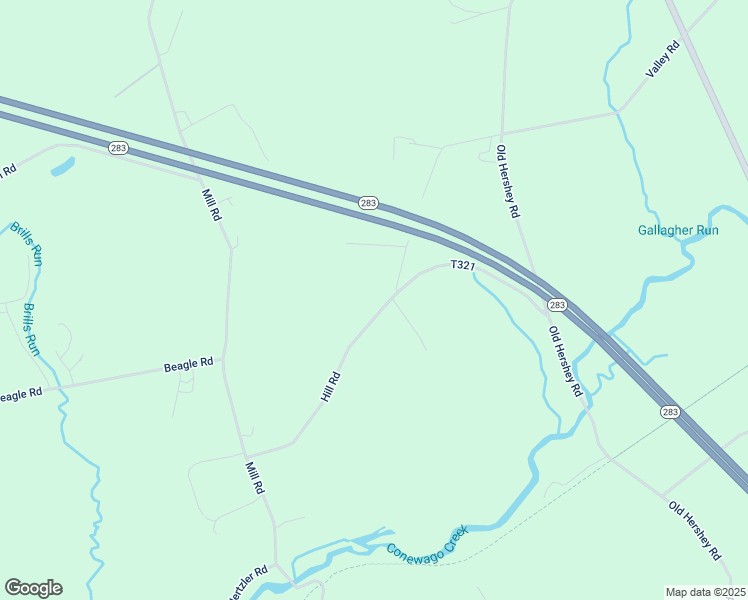 map of restaurants, bars, coffee shops, grocery stores, and more near 3366 Hill Road in Elizabethtown