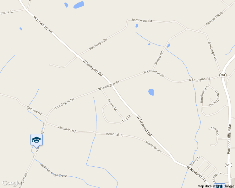 map of restaurants, bars, coffee shops, grocery stores, and more near 214 West Newport Road in Lititz