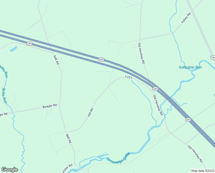 map of restaurants, bars, coffee shops, grocery stores, and more near 3391 Hill Road in Elizabethtown