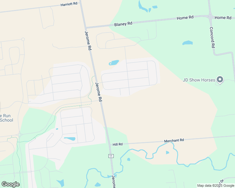 map of restaurants, bars, coffee shops, grocery stores, and more near 11893 Hummingbird Court in Plain City