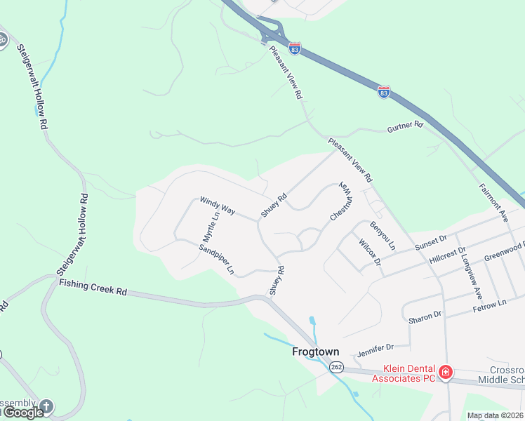 map of restaurants, bars, coffee shops, grocery stores, and more near 502 Windy Way in New Cumberland