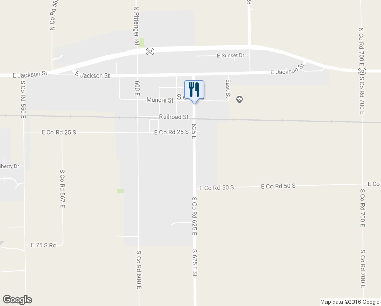 map of restaurants, bars, coffee shops, grocery stores, and more near 605 South Albany Street in Selma