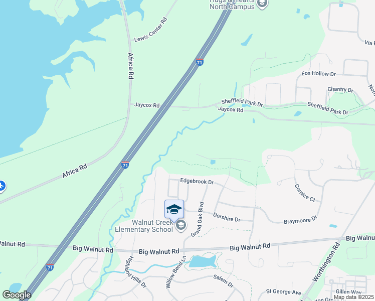 map of restaurants, bars, coffee shops, grocery stores, and more near 5598 Harrow Glen Court in Galena