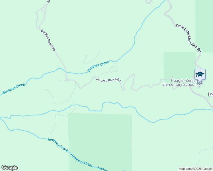 map of restaurants, bars, coffee shops, grocery stores, and more near 2281 Burgess Ranch Road in Zenia