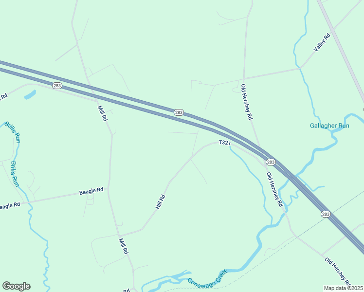 map of restaurants, bars, coffee shops, grocery stores, and more near 3366 Hill Road in Elizabethtown