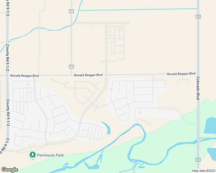 map of restaurants, bars, coffee shops, grocery stores, and more near 5198 County Road 28 in Longmont
