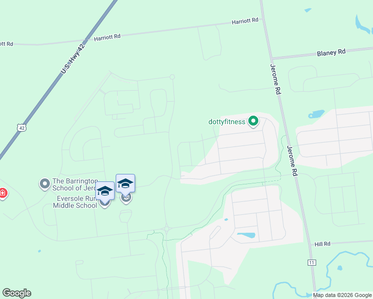 map of restaurants, bars, coffee shops, grocery stores, and more near 8434 Chickasaw Way in Plain City