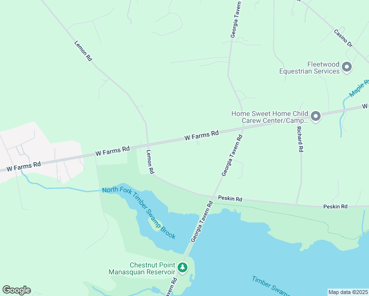 map of restaurants, bars, coffee shops, grocery stores, and more near 38 Lemon Road in Farmingdale