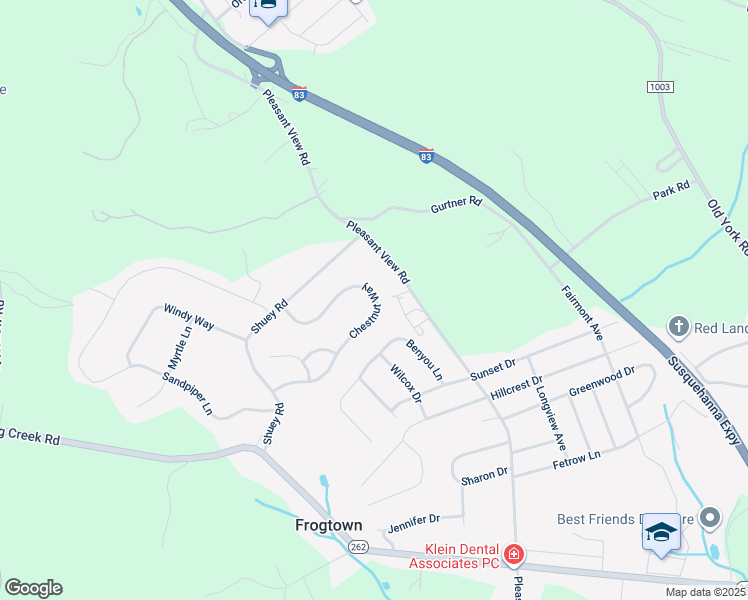 map of restaurants, bars, coffee shops, grocery stores, and more near 435 Chestnut Way in New Cumberland