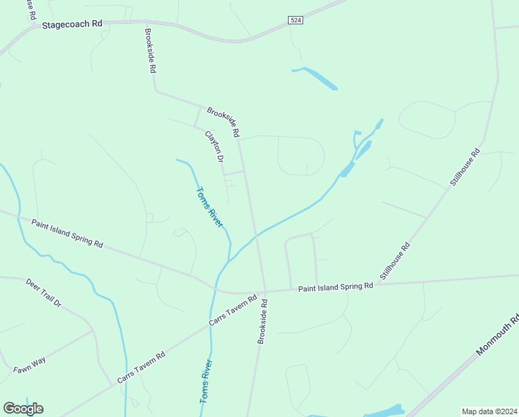 map of restaurants, bars, coffee shops, grocery stores, and more near 56 Brookside Road in Millstone