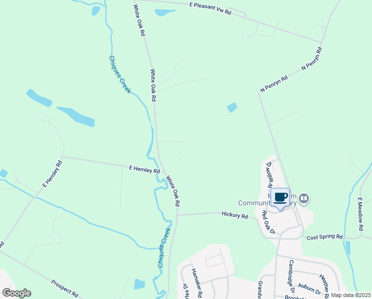 map of restaurants, bars, coffee shops, grocery stores, and more near 773 White Oak Road in Manheim