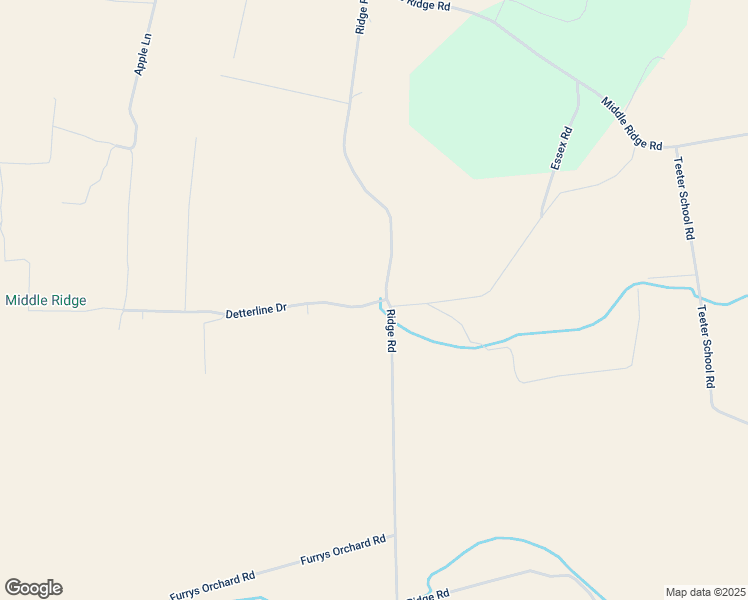 map of restaurants, bars, coffee shops, grocery stores, and more near 743 Ridge Road in New Enterprise