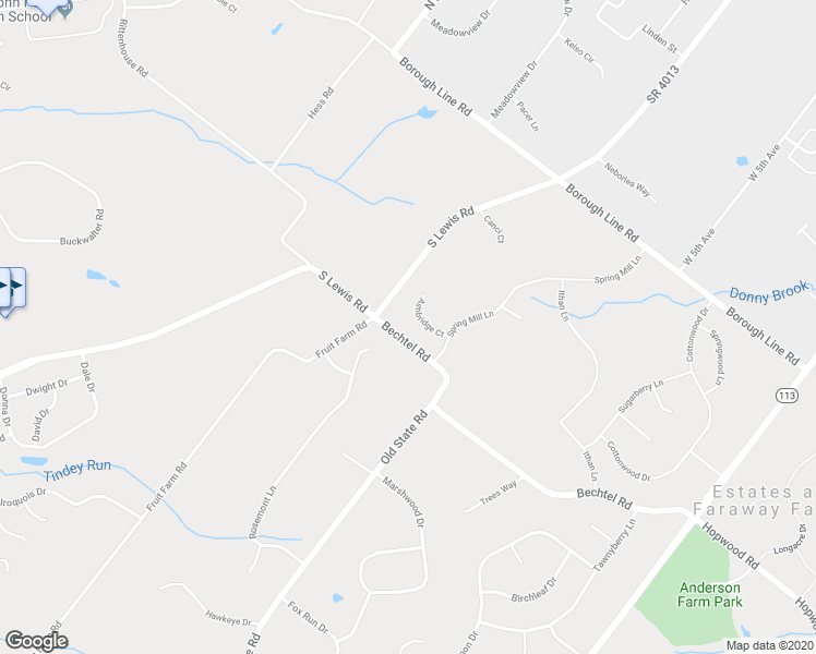 map of restaurants, bars, coffee shops, grocery stores, and more near 16 Ashbridge Court in Collegeville