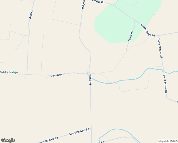 map of restaurants, bars, coffee shops, grocery stores, and more near 743 Ridge Road in New Enterprise